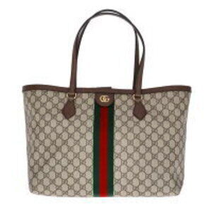 Gucci Ophidia GG Supreme Web Tote Bag Beige Tan